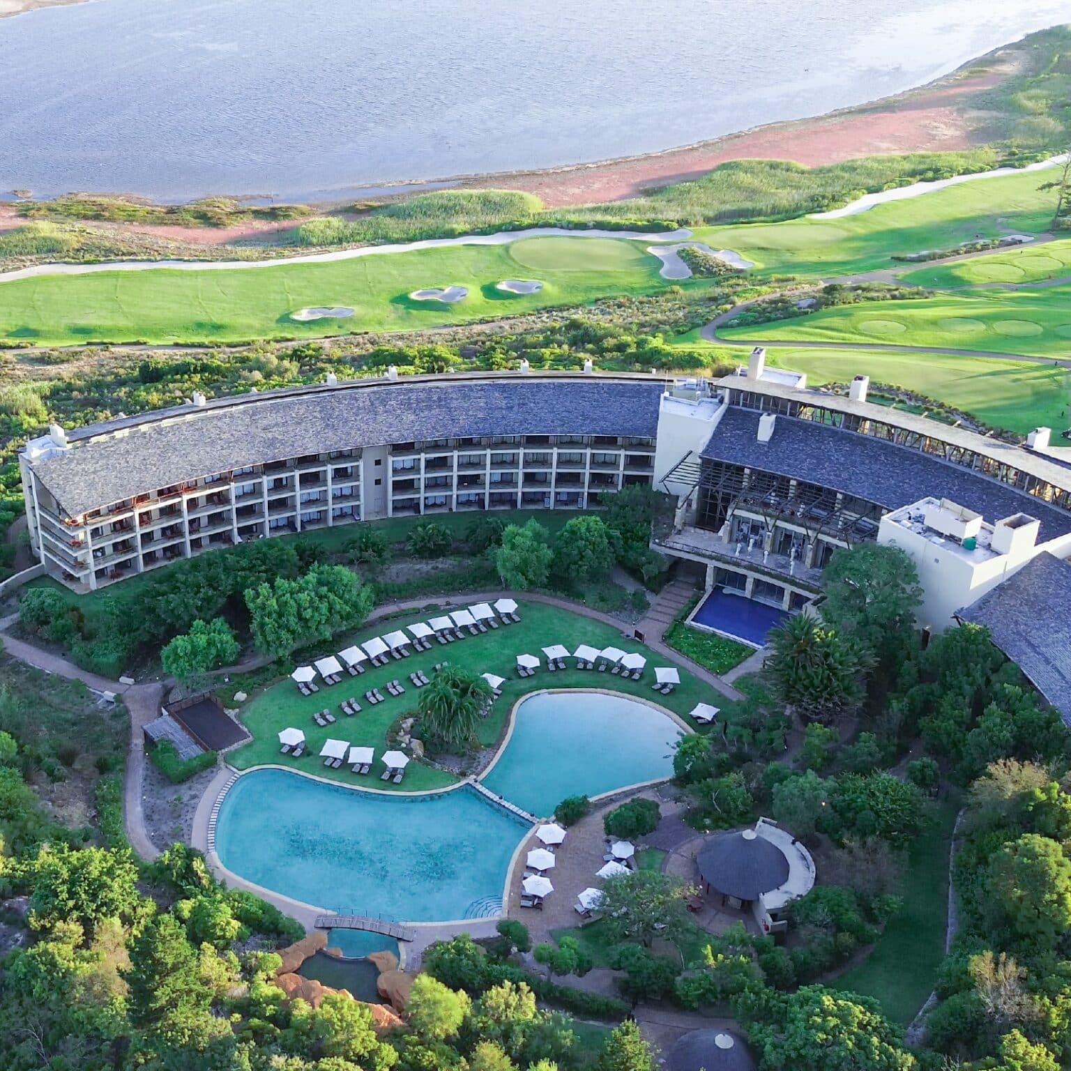 Arabella Golf Club ved Hermanus – mesterskapsbane ved Bot River-lagunen